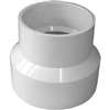 IPEX 193026 Reducing Coupling, 4 x 3 in, Hub, PVC, White, SCH 40 Schedule
