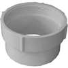 Canplas 193704S Cleanout Adapter, 4 in, Spigot x FNPT, PVC, White