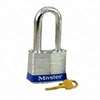 Master Lock 3KALF3210 Padlock, Keyed Alike Key, Open Shackle, 9/32 in Dia Shackle, 1-1/2 in H Shackle, Steel Shackle