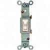 Eaton Wiring Devices 1303-7LTWBOX Toggle Switch, 15 A, 120 V, 3 -Position, Lead Wire Terminal, White