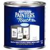 Rust-Oleum 1990730 Enamel Paint, Water Base, Flat Sheen, White, 0.5 pt, Can, 120 sq-ft Coverage Area