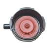 Korky R528 Replacement Cap, Plastic, Black/Red