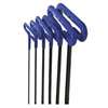 Eklind 55166 Hex T-Key Set, 6-Piece, Steel, Black