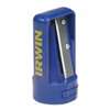 Irwin 233250 Pencil Sharpener, Steel Blade, Plastic Housing Material, Blue Housing
