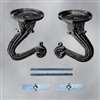 Westinghouse 7045200 Swag Hook, 1-1/2 in L, 1-1/4 in W, 1.06 in H, Metal, Black