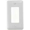 Amerelle 935RW Wallplate, 5 in L, 2-13/16 in W, 1-Gang, Steel, White