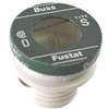 Bussmann BP/S-6-1/4 Plug Fuse, 6.25 A, 125 V, 10 kA Interrupt, Low Voltage, Time Delay Fuse