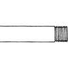 Kloeckner Metals GALV-1 Pipe, 1 in, 10 ft L, Threaded