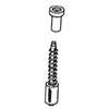 Prime-Line PL 14661 Screen Plunger Latch, Raw, For: 3/4 x 3/8 in and 7/16 in Frames