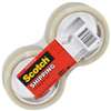 Scotch 3350S-RD Series Packaging Tape, Lightweight, 54.6 yd L, Clear, 1.88 in W, Polypropylene Backing