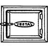 Vestal ST-88 Cleanout Door, 8 in W, 8 in H, Galvanized Steel