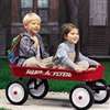 Radio Flyer 18 Wagon, 150 lb, Steel, Classic Red