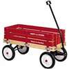 Radio Flyer 24 Wagon, 150 lb, Wood, Red