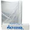 Warp's 4LX8C Poly Film, 50 ft L, 8 ft W, 4 mil Thick, Clear