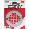 Oatey 42358 Screw-Tite Strainer, Stainless Steel, For: 4 in Snap-In Drains and 2 in or 3 in General-Purpose Drains