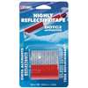 Incom RE2110 Reflective Tape, 10 ft L, 2 in W, Red/Silver