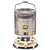 Kero World KW-24G Portable Heater, 1.9 gal Fuel Tank, Kerosene, 23800 Btu, 1000 sq-ft Heating Area, Gray