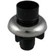 Plumb Pak PP815-5 Sink Spray Hose Guide with Nut and Washer, Black, Chrome-Plated