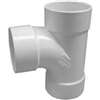 Canplas 414124BC S&D Sanitary Pipe Tee, 4 in, Hub, PVC, White