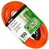 Woods 0724 Extension Cord, 16 AWG Cable, 100 ft L, 10 A, 125 VAC, Orange