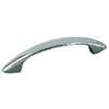 Amerock Arc Series BP341626 Cabinet Pull, 4-1/16 in L Handle, 3/4 in H Handle, 3/4 in Projection, Zinc, Polished Chrome
