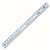 Johnson COLORmaxx Series J48 Straight Edge Ruler, 1/8, 1/16 in Graduation, Aluminum, Clear, 2 in W