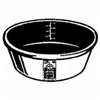 Fortex-Fortiflex CR850 Utility Tub, L, 15 gal Volume, Rubber