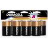Duracell 4133393364 Battery, 1.5 V Battery, D Battery, Alkaline, Manganese Dioxide