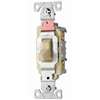 Eaton CS120V Switch, 20 A, 120/277 V, Lead Wire Terminal, Nylon Housing Material, Ivory