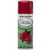 Rust-Oleum 268045 Glitter Spray Paint, Shimmer, Red, 10.25 oz Can