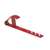 Qualcraft 2505 Fixed Roof Bracket, Adjustable, Steel, Red, Powder-Coated