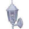 Boston Harbor BRT-BPP1611-WH3L Outdoor Wall Lantern, 120 V, 60 W, A19 or CFL Lamp, Aluminum Fixture, White