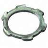 Halex 61915B Rigid Conduit Locknut, 1-1/2 in, Steel, Zinc, 50/BX