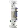 Eaton Wiring Devices 1301-7V Toggle Switch, 15 A, 120 V, Polycarbonate Housing Material, Ivory
