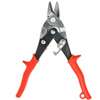 Crescent Wiss M5R Aviation Snip, 9-1/4 in OAL, Straight Cut, Molybdenum Steel Blade, Textured Handle, Red Handle