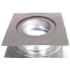 AmeriVent 6HS-WTP Chimney Thimble, For: Tee Branch and Chimney Section, Galvanized Steel, Galvanized