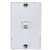 Zenith TW1001WPW Wall Phone Jack, White