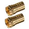Zenith VA1002RG6CR Crimp-On Connector, F Connector, 2/PK