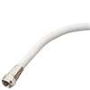 Zenith VG100606W RG6 Coaxial Cable, F-Type, F-Type, White Sheath, 6 ft L