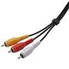 Zenith VT1006COMPOS Audio Video Cable, Black Sheath, 6 ft L