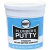Harvey 43050 Plumbers Putty, Solid, Off-White, 3 lb Cup