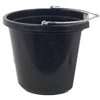 Fortex-Fortiflex FB-120 Series FB-120GR Bucket, 20 qt Volume, Rubber/Polyethylene, Green
