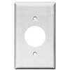 Eaton Wiring Devices 2131W-BOX Single Receptacle Wallplate, 4-1/2 in L, 2-3/4 in W, 1 -Gang, Thermoset, White