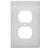 WALLPLATE 1 GANG DPX WHT 1PK - Case of 25