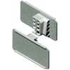 HOLDER LABEL WIRE QUAD 1-1/4X2 - Case of 100
