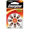 Energizer 312 Series AZ312DP-8 Non-Rechargeable Hearing Aid Battery, 1.4 V Battery, 155 mAh, Zinc-Air