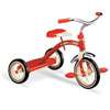 Radio Flyer 34B Tricycle, 2 to 4 years, Steel Frame, 10 x 1-1/4 in Front Wheel, 7 x 1-1/2 in Rear Wheel, Red
