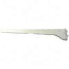 Knape & Vogt 180 WH 12 Shelf Bracket, 12 in L, Steel, Powder-Coated, White