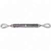 Baron 15-3/8X6 Turnbuckle, 1200 lb Working Load, 3/8 in Thread, Eye, Eye, 6 in L Take-Up, Galvanized Steel