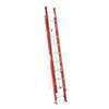 Werner D6224-2 Extension Ladder, 23 ft H Reach, 300 lb, Fiberglass
